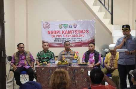 Kapolres Metro Jaktim Ngopi Kamtibmas bersama warga di Jatinegara