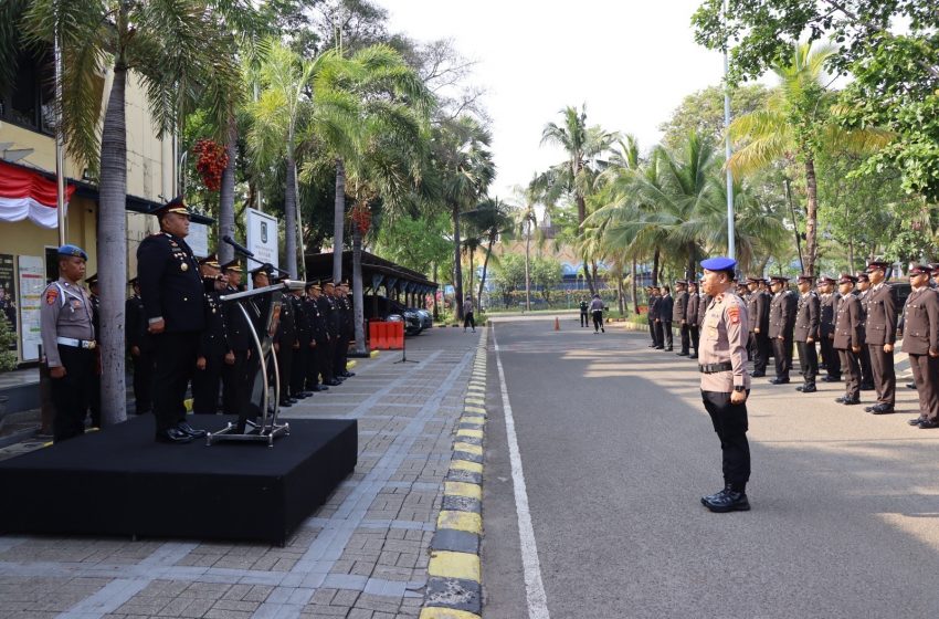  Polres Kepulauan Seribu Gelar Upacara Peringatan Hari Kesaktian Pancasila Di Kantor Perwakilan Polres Kepulauan Seribu