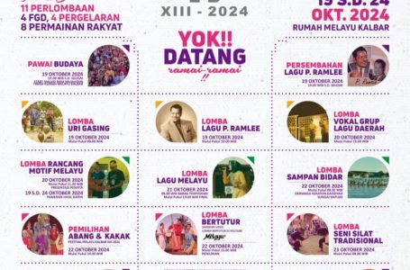 MABM Kalbar Selenggarakan Festival Melayu XIII