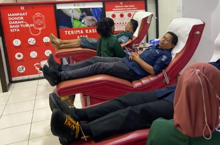 Polres Kepulauan Seribu Gelar Donor Darah dalam Rangka HUT Humas Polri ke-73