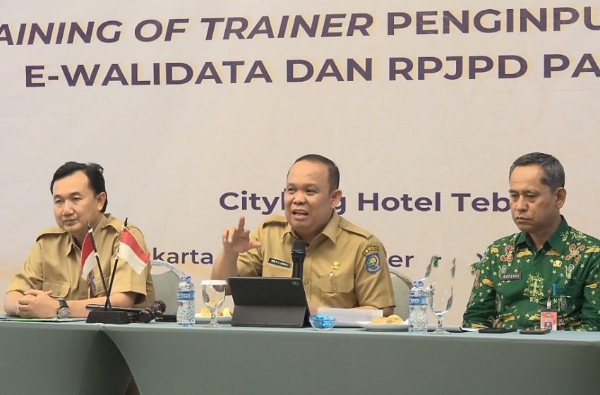  Kemendagri Selenggarakan Training of Trainer Penginputan E-Walidata dan RPJPD SIPD RI