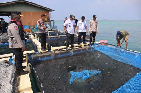 Kapolres Kepulauan Seribu Tinjau Ketahanan Pangan di Pulau Untung Jawa, Pulau Karya, dan Pulau Panggang