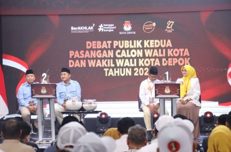 Debat Publik Paslon Wali Kota dan Wakil Wali Kota Depok Dihadiri Dandim 0508/Depok